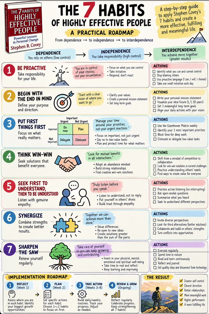 A step-by-step roadmap ChatGPT made from a self-help book