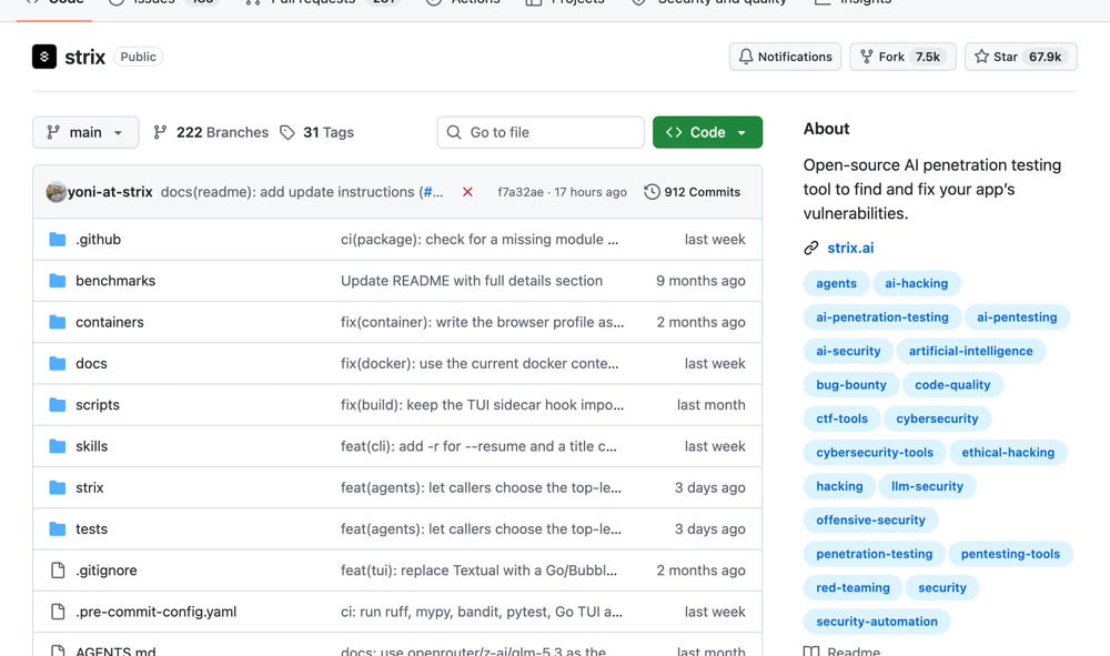 Strix on GitHub
