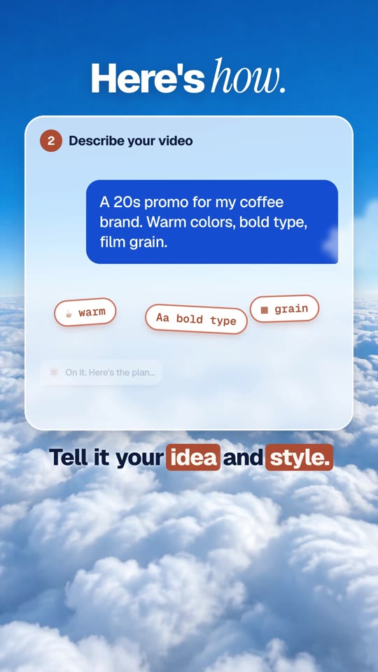 Chat bubble scene