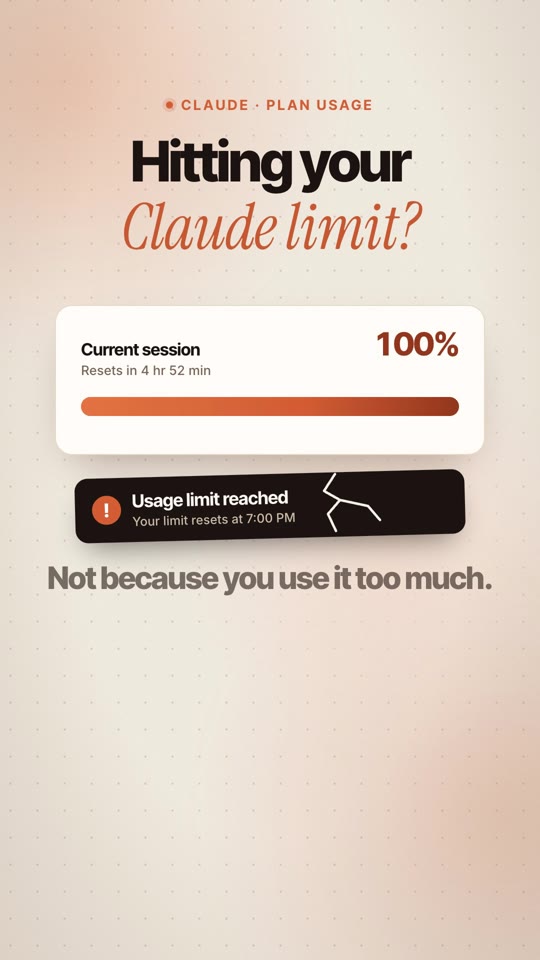 Hitting your Claude limit?